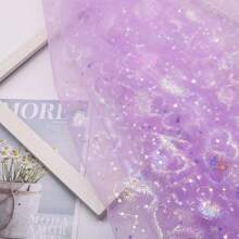 1pc Meteor Heart-Shaped Soft Tulle For DIY Princess Dress, Puff Dress, Clothing Material