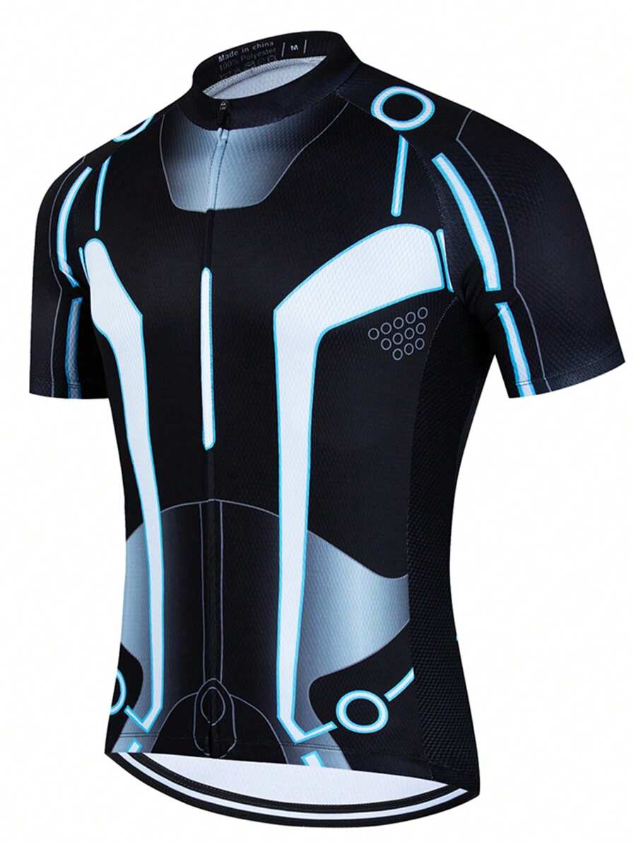 Pro Team Cycling Jersey Summer Breathable Male Short Sleeves Bicycle Clothes Cycling Shirt Mountain Bike Cycling Clothing - Multicolor - View 1