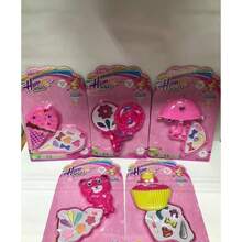 Toy Kit Children's Makeup Case-Assorted - mặt trăng - Xem 4