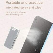Microfiber Screen Cleaner Spray Bottle Cell Phone Tablet Laptop Display Screen Cleaning Wipe Press Spray Bottle Without Liquid - Multicolor - View 10