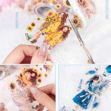 2m PET Decorative Tape, Multipurpose Decorative Sticker, Cute Summer Girls Tape - Multicolor - View 3