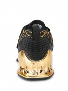 Men's Powerlifting Squat Shoes, Breathable Weightlifting Sneakers With Hook And Loop Strap, TPU & Rubber Sole For Stability, Indoor Gym Deadlift & Bench Press Training