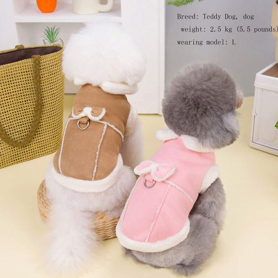 23 件加厚背心宠物服装，温暖宠物加厚外套，适合狗和猫，冬季