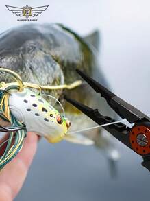 ALMIGHTY EAGLE 1pc ALMIGHTY EAGLE One Set Of Fish Lip Clip + Fishing Pliers Set, Bait Fishing Pliers, Multifunctional Design, Can Effectively Control Bait Fish, Line Cutting And Fish Control Tools, Bait/Ice Fishing/Sea Fishing Supplies