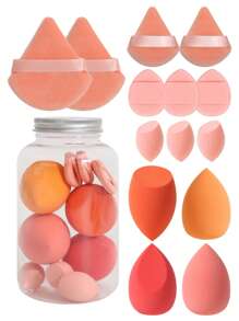 Qinglang 14-Piece Makeup Sponge Set With Storage Tube, Multi-Functional Beauty Tools For Blending BB Cream, Foundation, Powder, Concealer, Blush, Eyeshadow. Latex-Free, Expands In Water, Suitable For All Skin Types.,Makeup,Cheap,Room Decor,Vanity,Travel,Bedroom,Makeup Accessories,Puff,Makeup Blender,Powder Puff,Makeup Sponge,Cheap,Stocking Stuffers,Makeup,Makeup Tools,Cheap Stuff,Gifts,Gifts For Women,Christmas Gifts - Multicolor - View 18