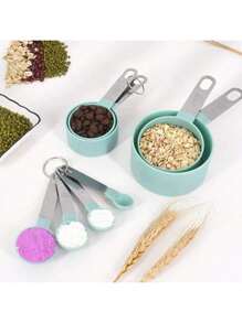 8 Piece Kitchen Measuring Cup And Measuring Spoon