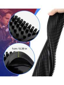 Hair And Nail Tools Non-Slip Storage Mat, Washable Reusable, Barber Table, Scissors And Comb Placement Fixed Mat, Oil Tip Clippers Non-Slip Mat, Desktop Non-Slip Storage Mat, Holiday Gift, Black,Hair Tools,Hair Products And Accessories For Barber Salon Beauty Travel Essentials