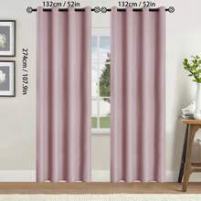 2pcs Blackout Curtains Thermal Insulated Lined Window Curtain Panels For Living Room, Bedroom, Kitchen, Bathroom, Home Decor Curtains For Living Room Room Decor Home Decor Living Room Kitchen Decor Living Room Decor Room Decor Curtains Bedroom