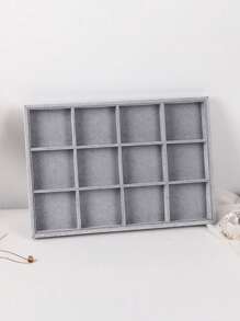 珠宝展示架托盘，用于戒指、项链、手镯和耳环返校 - 灰色 - 查看 20