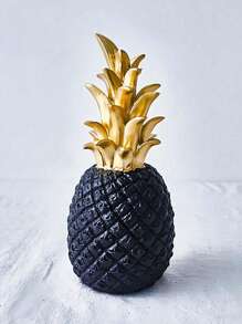 1 Stück Ananas-förmige Simulation Frucht Dekoration, geeignet für Heim-Dekoration, Schlafzimmer-Dekoration, Büro und Studenten, das beste Halloween- und Weihnachtsgeschenk