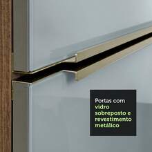 Alacena Gabinete Superior Cocina Madesa Lux 1 Puerta 70cm Color Rústico/gris - Marróm y Gris - Ver 8