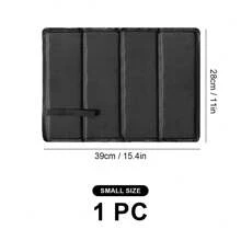 1 件可折叠徒步座垫,坐垫泡沫垫超轻防水适用于户外、露营、野餐、体育场 - 黑色 - 查看 14