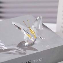 水晶玻璃蝴蝶家居装饰小饰品摆件装饰礼物生日毕业