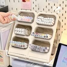 1pc Diagonale Potloodhouder Bureau Organizer Box Met Grote Capaciteit, Geschikt Voor Studenten, Kantoor, Make-up Of Diverse Opslag'