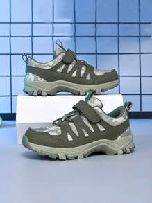 Boys Camouflage Sports Shoes New Slip-Resistant Outdoor Casual Hiking Shoes, Training Shoes For Kids, Suitable For All Seasons