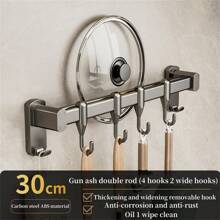 1 Piece Tool For Home Decoration Bathroom Hook No-Drill Hanging Rod Shovel Hanger Row Hook Multifunctional Wall-Mounted Storage Knife Holder