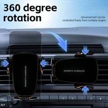 Car Phone Holder 2025 Upgraded Car Vent Phone Holder Clip Cell Phone Car Hands-Free Holder Truck Mount Vent Cradle Compatible With Iphone 16 Android, Black