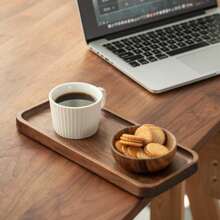 Rectangular Acacia Wood Tray - 11.4in*4.1in Kitchen Table Decoration Tray, Suitable For Home Decoration, Coffee, Pastry, Snacks, Keys, Candles, Perfume, Soap, Etc. Suitable For Various Holidays,Kitchen,Christmas Gift
