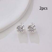 2/5pcs Copper With Cubic Zirconia Geometric Pomegranate Shaped Pendant, For DIY Bracelet, Necklace, Keychain, Jewelry Accessories
