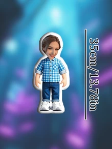 Almohada mini personalizada - Cojín con forma humanizada única con rostro personalizado, de poliéster y colores tejidos mezclados - Regalo ideal para parejas, cojines decorativos