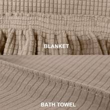 4/6 件套提花弹力餐椅套、椅套、牧师椅套，适用于厨房、家居、酒吧、酒店、派对、宴会、客厅家具装饰，可机洗和重复使用 - 彩色 - 查看 5