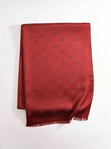 1pc Elegant Patterned Blend Headscarf For Women, Versatile Fashionable Hijab/Scarf/Shawl For All Seasons