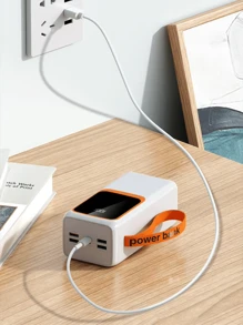 Portable Charger Power Bank 30000mah PD 66W Fast Charging - trắng - Xem 3