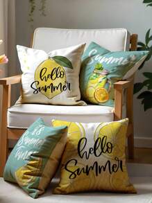Lato Nowa Świeża Mała Poszewka na Poduszkę Cyfrowy Druk Wakacyjny Dom Salon Sofa Poszewka na Poduszkę Poszewka na Poduszkę