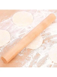 1pc/3pcs Wooden Rolling Pin For Pie, Pastry, Dumplings, Noodle Dough, Handmade Cooking Utensil - Multicolor - View 16