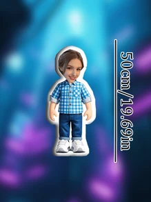 Almohada mini personalizada - Cojín con forma humanizada única con rostro personalizado, de poliéster y colores tejidos mezclados - Regalo ideal para parejas, cojines decorativos