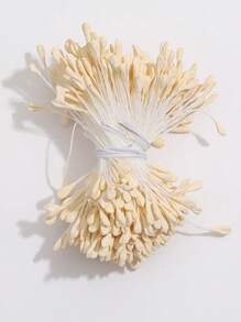 Estambre artificial de flor de 2.5mm con doble cabeza, 350-360/700-720 raíces, estambre floral falso con perla mate para tarjetas de Navidad, decoración de boda y manualidades DIY - Multicolor - Ver 23