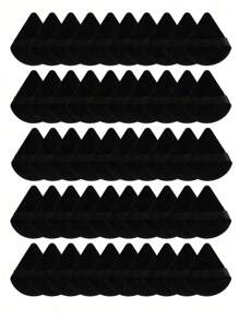 50/30/10pcs Velvet Makeup Sponges, Reusable Face Makeup Tools For Powder, Cream, BB Cushion, Suitable For Summer Travel