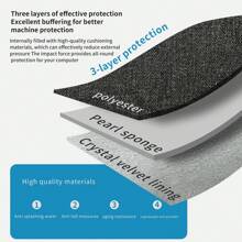 Tablet Sleeve Case For 11 Inch IPad Pro M4 / 11 Inch IPad Air M2 / 10.9 Inch IPad / 10.2" IPad / 10.9" IPad Air / 10.5 IPad Pro Air, 11 Inch Galaxy Tab A9+ Bag, Fit Magic Keyboard - Black - View 7