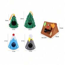 1 件舒适小动物吊床鸟毛毡床笼鹦鹉豚鼠窝仓鼠屋鸟舍小动物睡床宠物吊笼