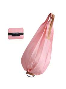 大容量折叠购物袋 - 超轻，尼龙，配有方便的挂扣，方便携带，旅行单肩便携式大号杂货袋，超市袋 - 彩色 - 查看 14