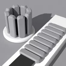 MEIYIXING 2磅（955克）腕踝负重套装，可调节硅胶防水力量训练健身器材，可穿戴式腕踝负重，适用于跑步、健身、瑜伽、游泳 - 防水、舒适 - 黑橙色可调节腕踝负重健身配件 - 彩色 - 查看 9