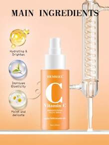 HEMEIEL Vitamin C & Collagen Moisturizing And Brightening Facial Spray,Repairs Dry Skin,Vitamin C & Collagen Face Toner For Relieves Redness And Itching Due To Dryness