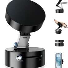 带伸缩结构的可调节机械真空磁性车载手机支架，适用于汽车/旅行/办公桌的磁性手机支架，兼容 iPhone 和 Android - 彩色 - 查看 13
