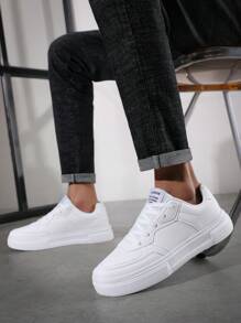 Tênis de Corrida Respirável, Sem Odor e com Amortecimento para Homens, Estilo Nova Escola, Tênis Casuais Adequados para Todas as Estações, Moda Exterior/Uso no Trabalho, Academia