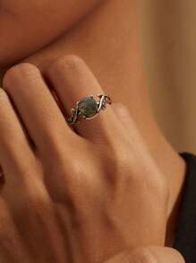 1pc Luxury Zirconia Opening Ring Ladies Jewelry For Women 925 Sterling Silver Single Ring Fine Jewelry For Girls Birthday Prom Party Gifts