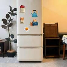3-5 件/套 3D 食物冰箱贴，全新舒适家居装饰磁性贴纸，创意可爱磁铁适合冰箱装饰美学 - 彩色 - 查看 11