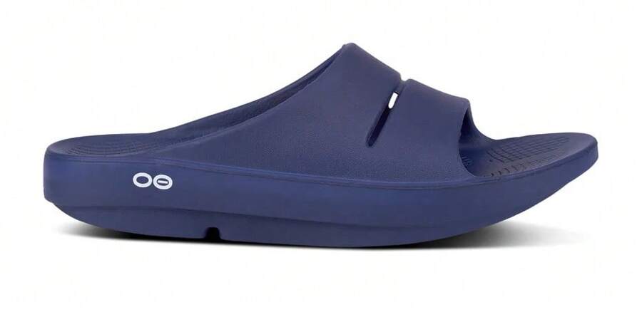 OOFOS Dép xỏ ngón OOahh dành cho nam - Xanh navy - Màu xanh hải quân - Xem 1