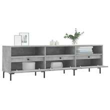 Meuble  gris béton 150x30x44,5 cm bois ingénierie
