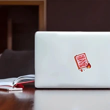 我爱我的书超辣贴纸 - 适合爱书人士的自粘纸质贴纸，适用于塑料表面，一次性使用，理想的 Kindle 配件，送给狂热读者的礼物，学校用品，返校