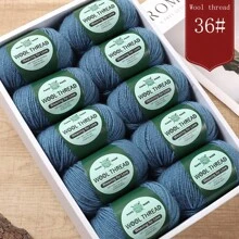 10pcs Australian Wool Yarn [About 500g/10 Balls Per Pack], Moderate Thickness, Easy To Weave, Soft And Warm, Suitable For Crochet Sweaters, Jackets, Vests, Shawls, Scarves, Hats And Various DIY Knitwear