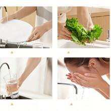 Stainless Steel Kitchen Water Purifier, Single Cooling Rotatable Water Purifier, Direct Drinking Water Faucet Shower Filter - Black - View 6