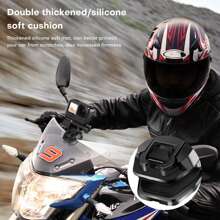 Motorcycle Windshield Clip For GoPro 13,Motorcycle Windshield Camera Clamp, Aluminum Alloy GoPro Mount For GoPro Hero 13/12/11/10/9 - Black - View 4