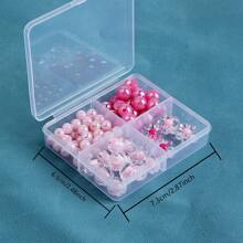 约 84/90/80/225/55/90/240/70 件手链制作彩色珠子友谊手链情人节派对装饰项链手链浪漫 - 彩色 - 查看 4