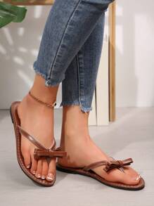 Nuevas sandalias planas con cordones de moda para mujeres