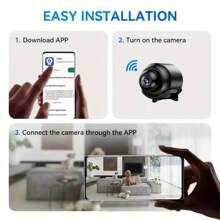 1 Pezzo Telecamera di sorveglianza senza fili ad alta definizione 1080P, con rilevamento del movimento umano 4X e angolo di visione di 355°, adatta per la sicurezza domestica e il monitoraggio, cura degli anziani e dei bambini, con visione notturna integrata, alimentata tramite USB, supporta archiviazione cloud e scheda micro SD - Ideale per il monitoraggio di bambini, animali domestici e sicurezza domestica, regalo perfetto per la famiglia durante le festività